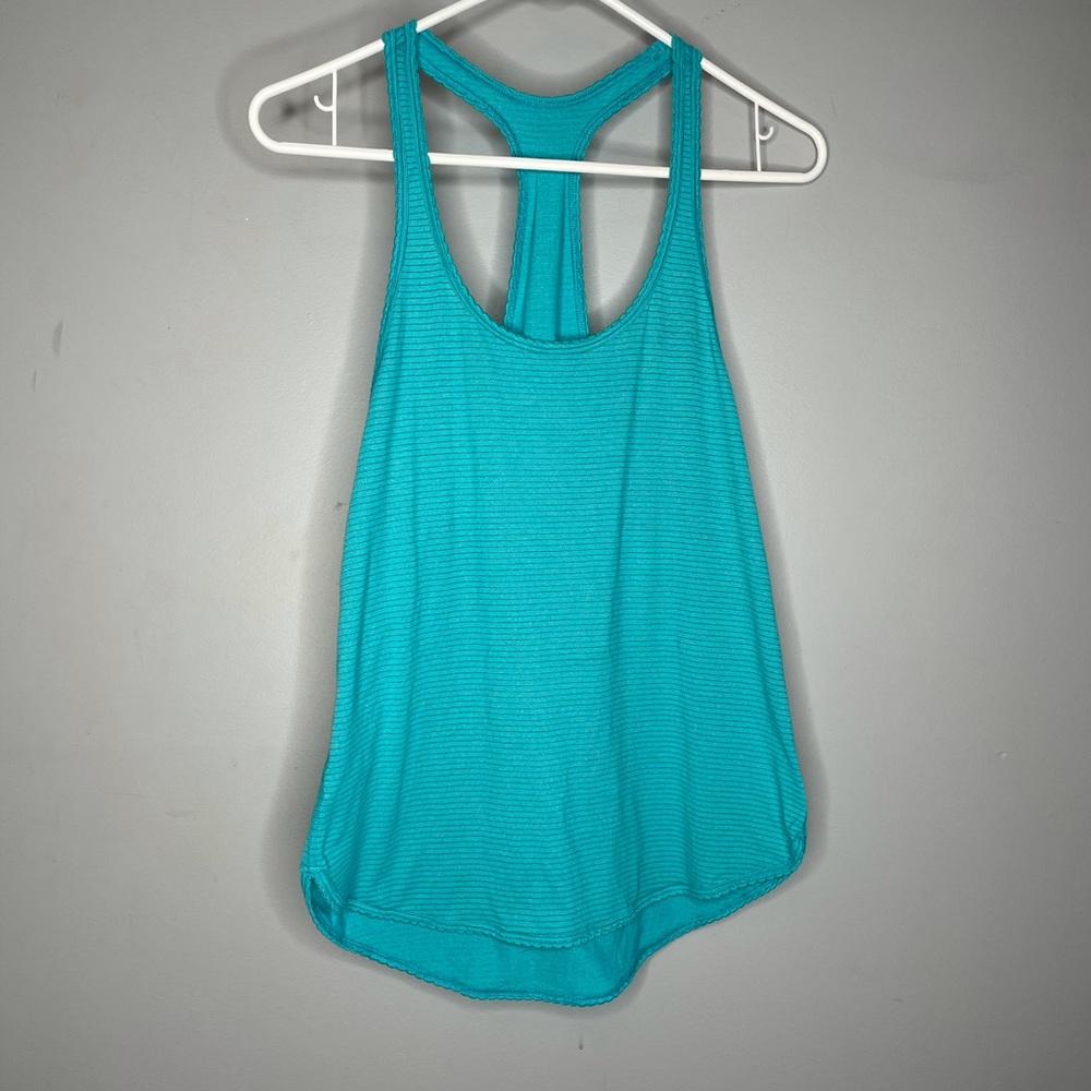 TEAL LULULEMON SINGLET TANK
